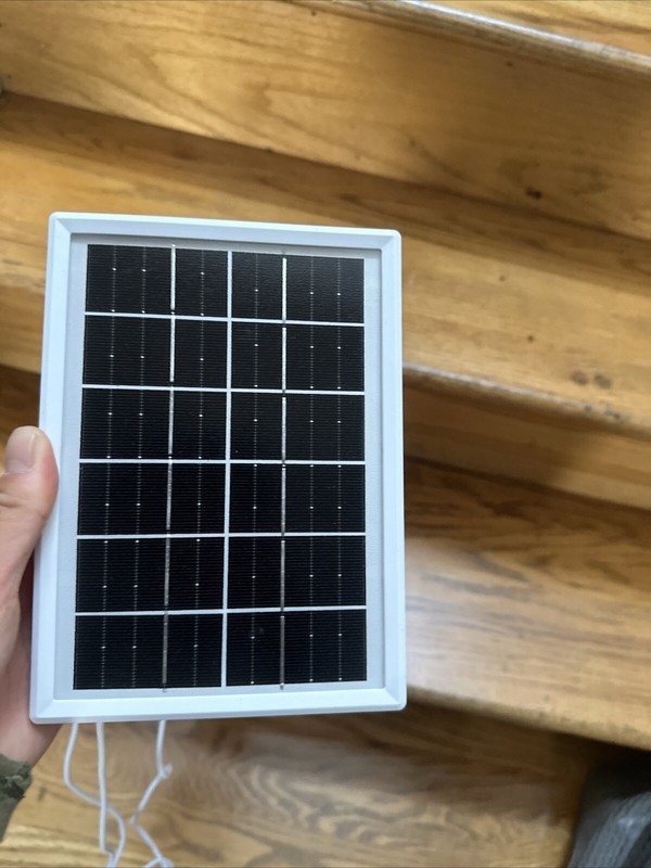 Solar Panel Power Charger for Ring Camera 6 Feet Cable