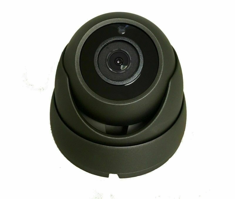 1080P Security Camera 2.8mm Fixed Lens Dome Work With HD TVI CVI AHD CVBS Black