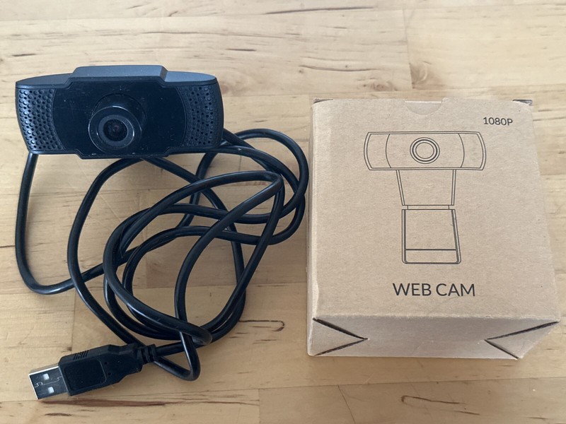 Computer Webcam Wide Compatibility Angle Adjustable Stable Base 812H 1080P