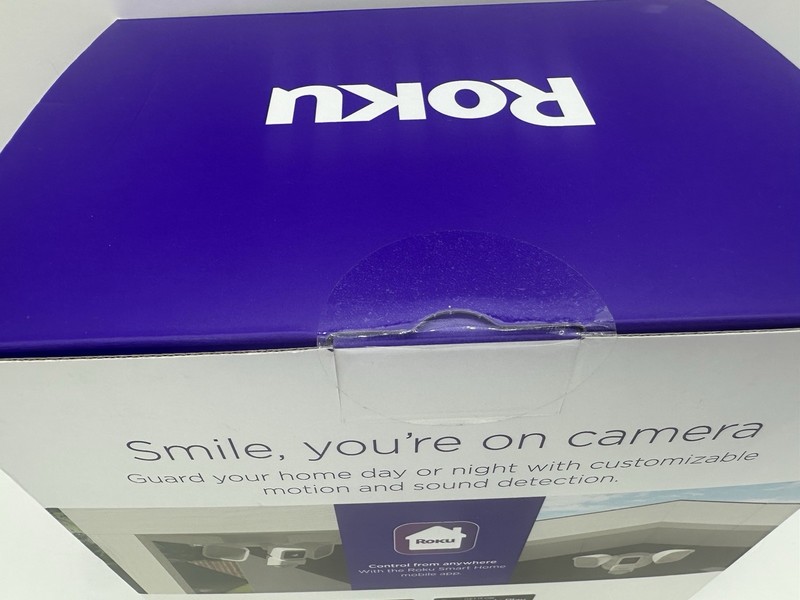 Roku Smart Home Floodlight Camera SE Wi-Fi Connected Wired Surveillance Camera gallery