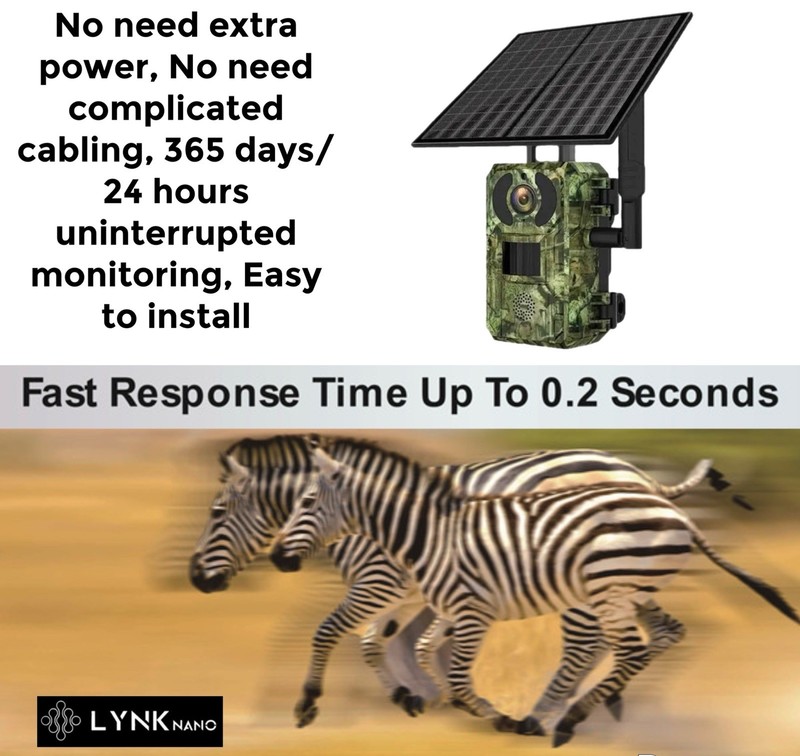 4G SOLAR Hunting Security TRAIL Camera, 4MP, AI 25m Detection, 2-Way Audio, App gallery