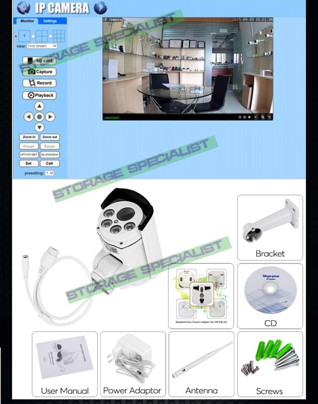 4G Security Camera PTZ Zoom Farm Home Wireless GSM Alarm Remote View Phone 3G gallery