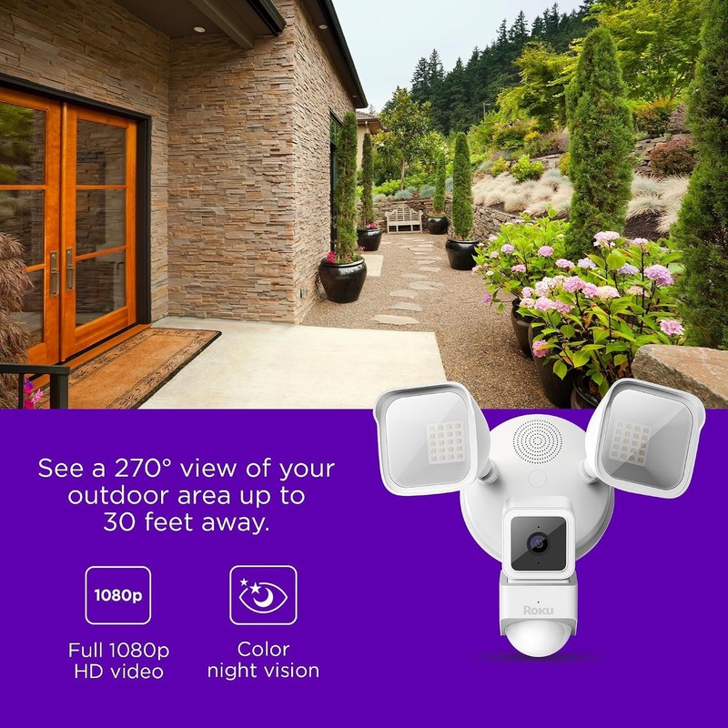 Roku Floodlight Camera (CF10005) gallery