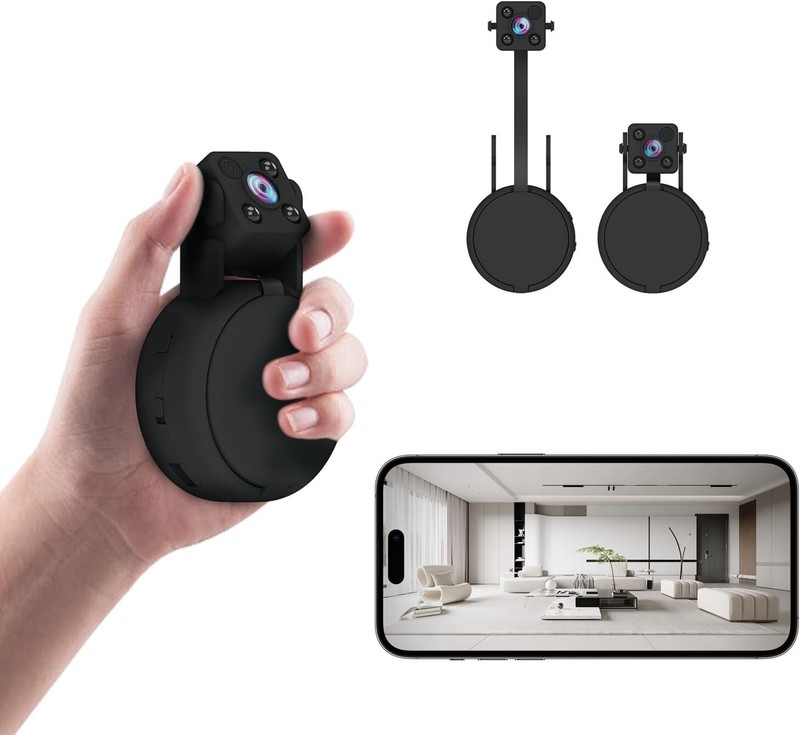 Mini WiFi Camara Vigilancia Inalambrica Espia Oculta USB 1080P Video Con Audio