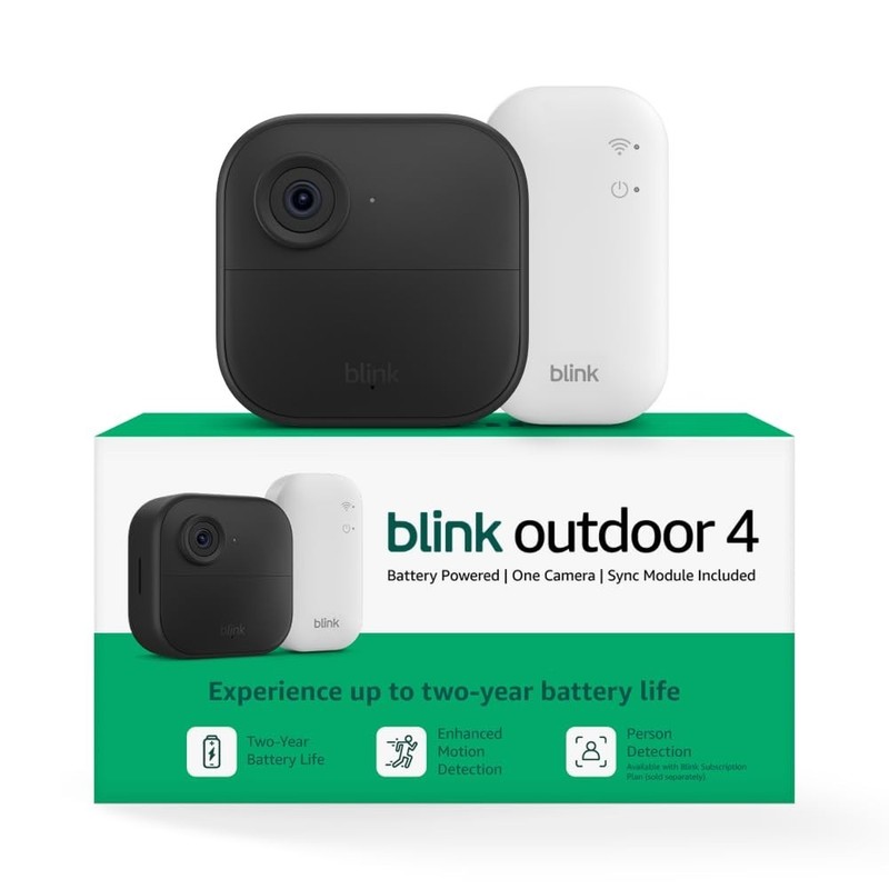 Blink Outdoor 4 Wireless Security Camera System w/ Sync Module – Brand New
