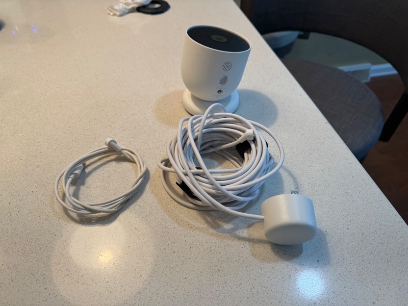 Google Nest Cam Outdoor or Indoor GA01894-US + nest extension cable gallery