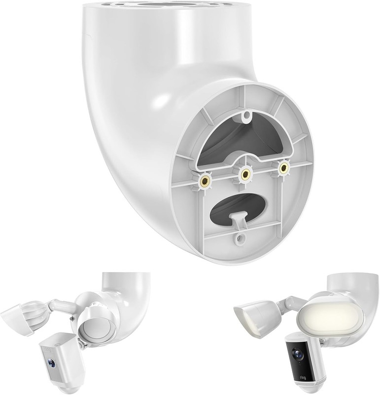 Compact Eave Mount for Ring Floodlight Cam & Blink - Weather-Resistant Security gallery