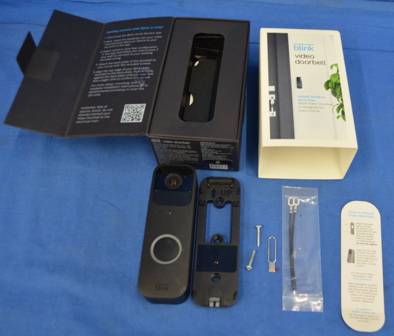 Blink Video Doorbell Camera Wi-Fi Smart Security System gallery