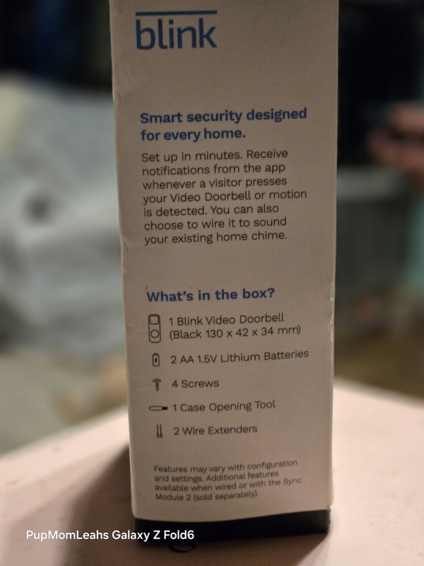 Blink Video Doorbell 1080p HD, Battery or Wired, Two way audio, works with Alexa gallery