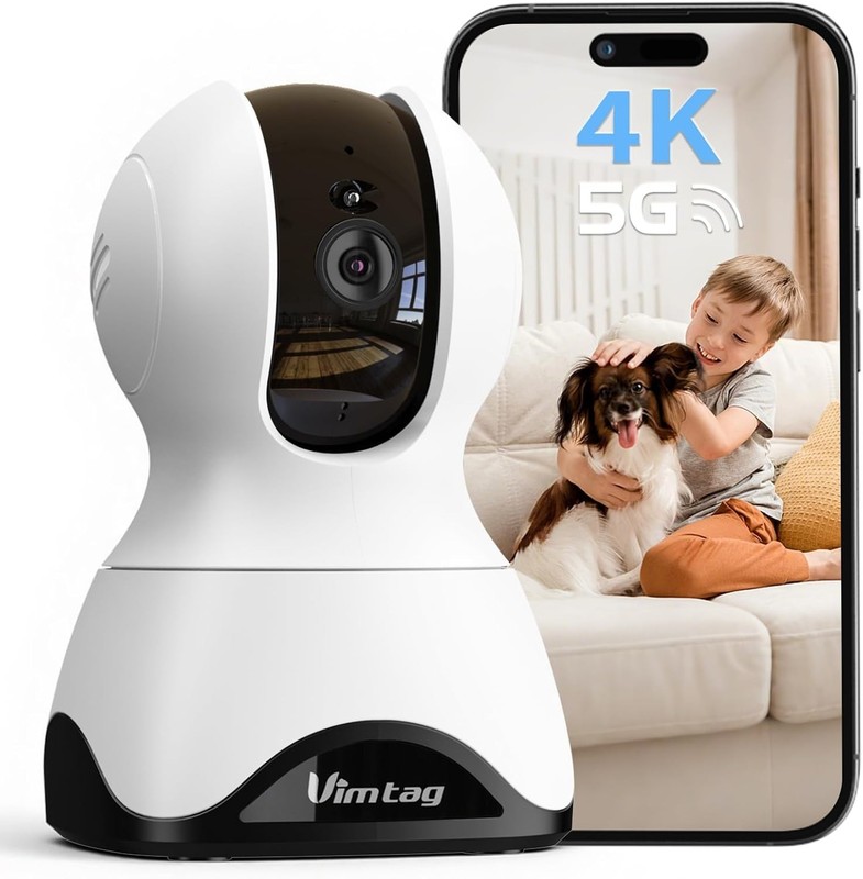 4K Pet & Home Security Camera - 360° Indoor Surveillance with Night Vision gallery