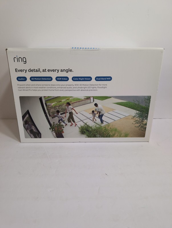 Ring Floodlight Cam Wired Pro with Motion Activated 1080p HD Video Black gallery