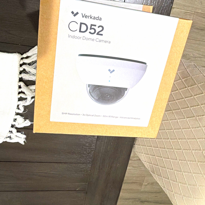 Verkada CD52 Indoor-Only IP/Network Wired Dome Security Camera, Color, White