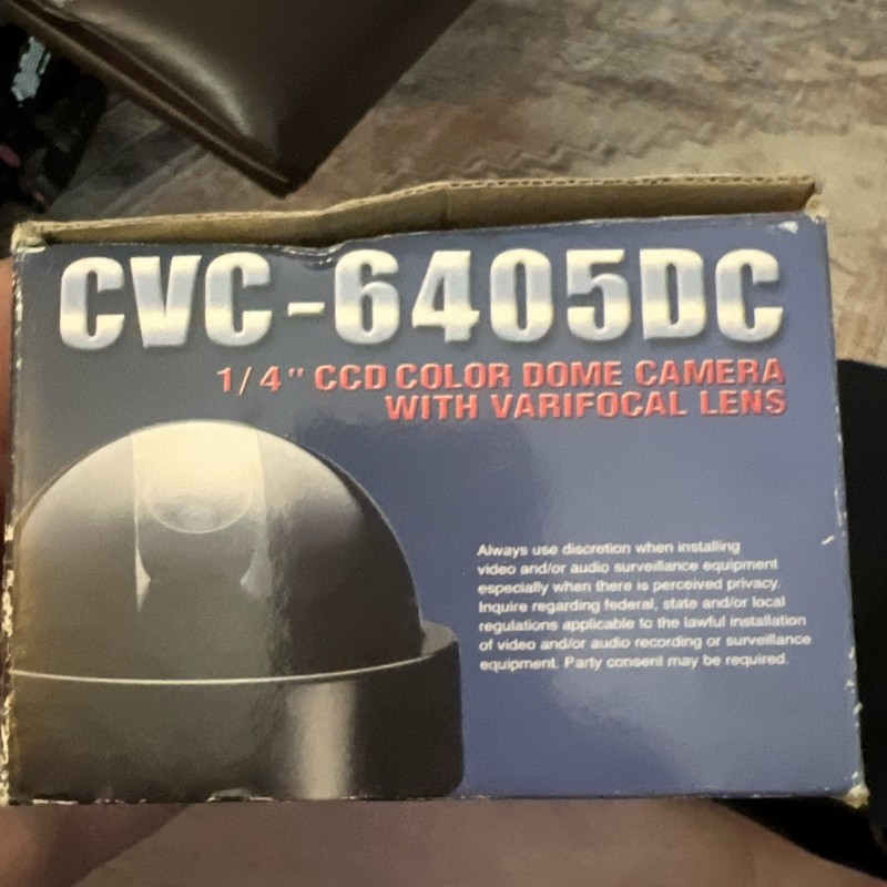Provideo CYCLE-6405DC 12V DC 12 Volt DC 1/4 CCD Dome Camera gallery