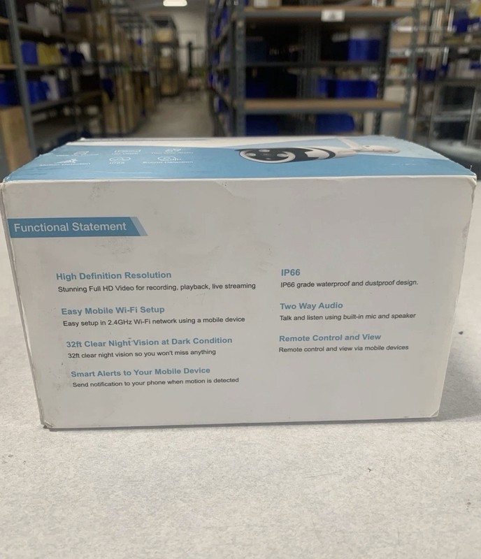 Conico 837 Wireless Outdoor IP Camera Security 1080P New in box gallery