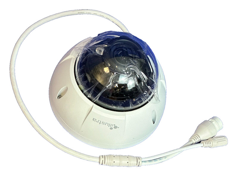 ILLUSTRA ESSENTIALS 2MP DOME IESO2-DIO-CWIYB, Outdoor-Vandal-Clear-White-PreOwnd