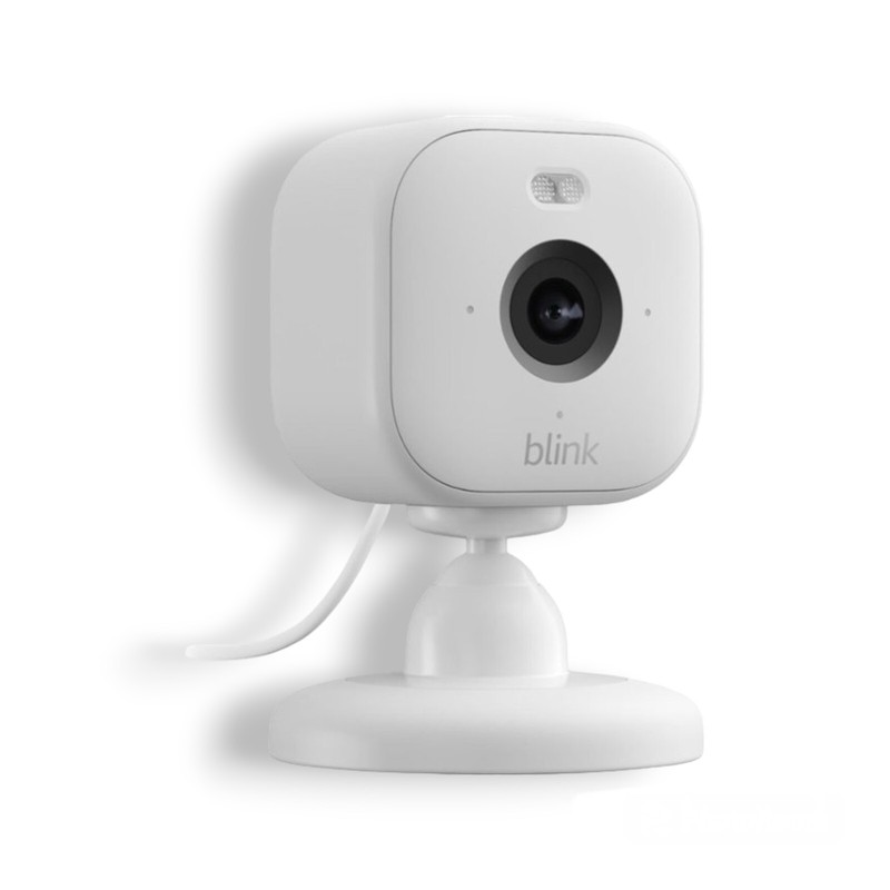 Blink Mini 2 Indoor Outdoor 1080p Plug-In WiFi Add-on Security Camera White