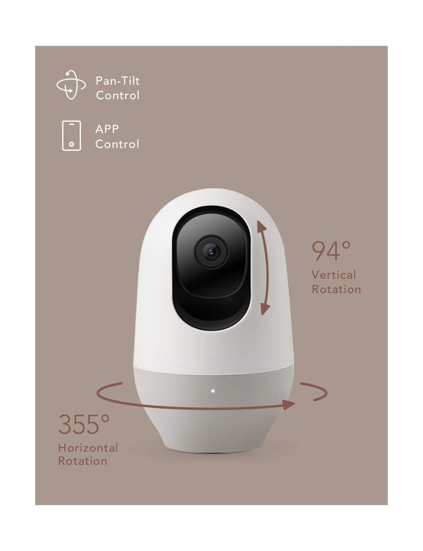 Nooie Baby Monitor, WiFi Pet Camera Indoor, 360-degree IP Camera, 1080P Home ... gallery
