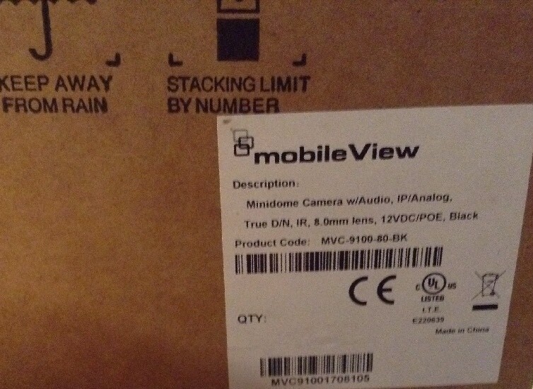 MOBILEVIEW HD MINIDOME IP/ANALOG CAMERA 9100 TRUE DAY/NIGHT IR POE MIC 8mm 1.3MP gallery