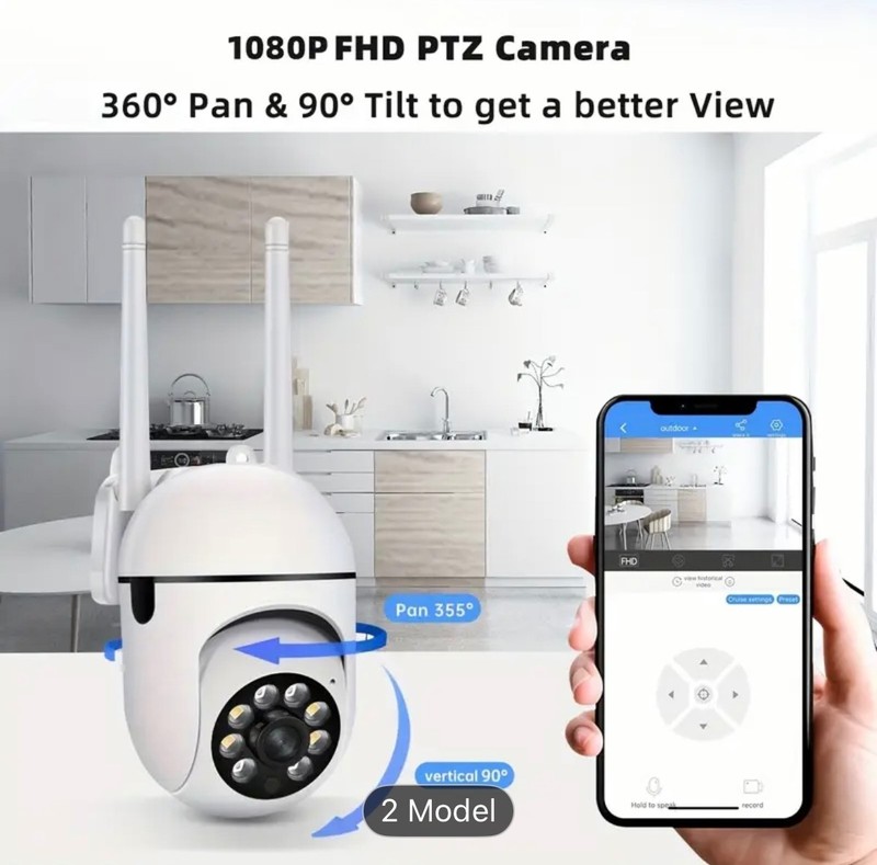 1080P Smart Security Camera – 360° Panoramic View gallery