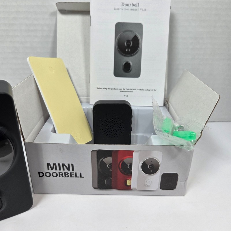 Mini Wireless Doorbell Camera Real Time 2 Way Audio WiFi Compatible Night Vision gallery