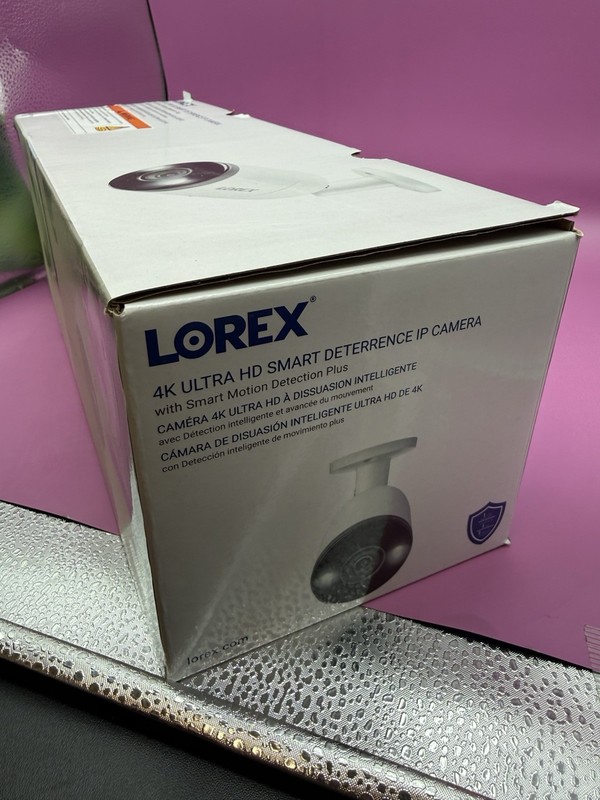 Lorex E893AB 4K UHD Smart Deterrence Outdoor Network Bullet Camera gallery