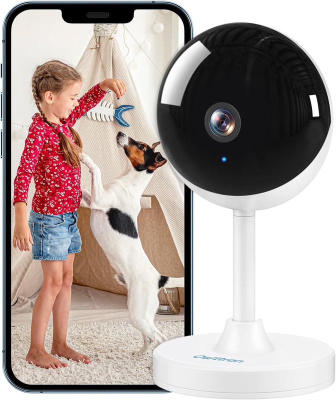 Crystal-Clear 2K Home Security Camera with Alexa Integration - Night Vision &... gallery