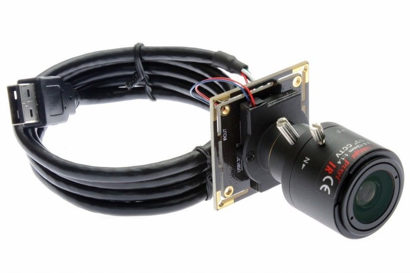 1.3MP USB Camera Module with IR Cut Low Light Webcam w/ 2.8-12mm Varifocal Lens
