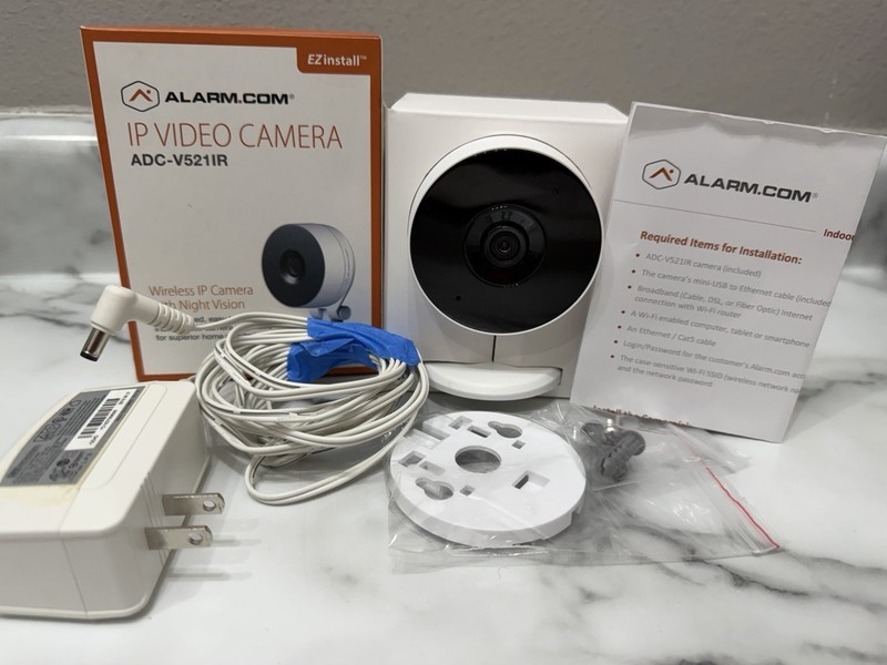 Alarm.com ADC-V521IR 1080P Indoor WiFi IP Video Camera w/ Night Vision Works