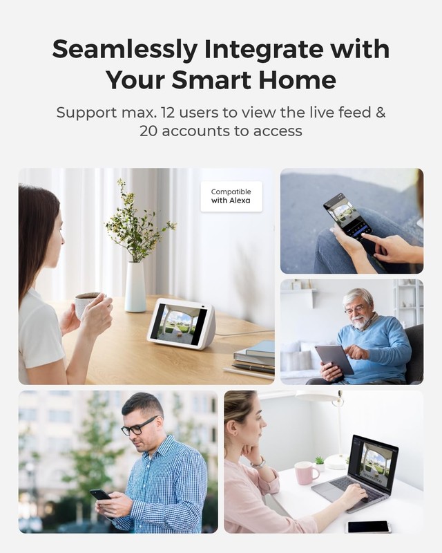 REOLINK 2K Battery Video Doorbell Camera, 150°x150° Head-to-Toe View, 2.4/5 G... gallery