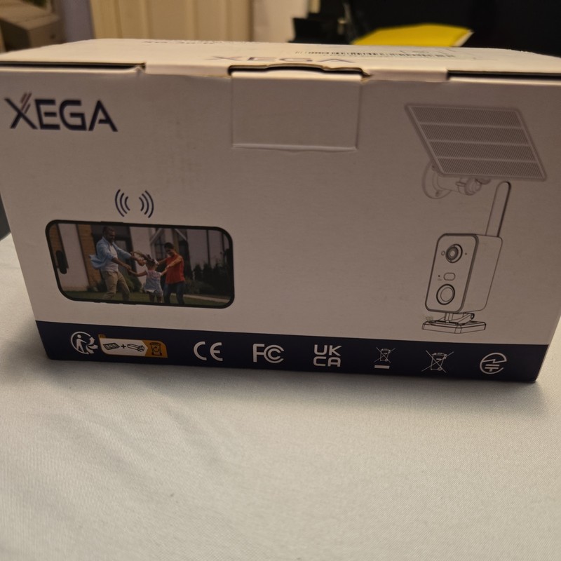 xega camera and solar panel
