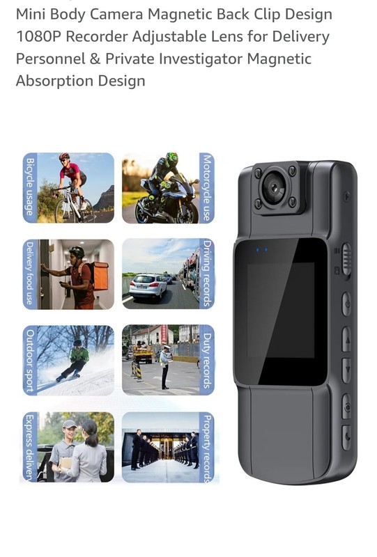 Dpofirs mini camera law enforcement digital camera HD 1080p new in box gallery