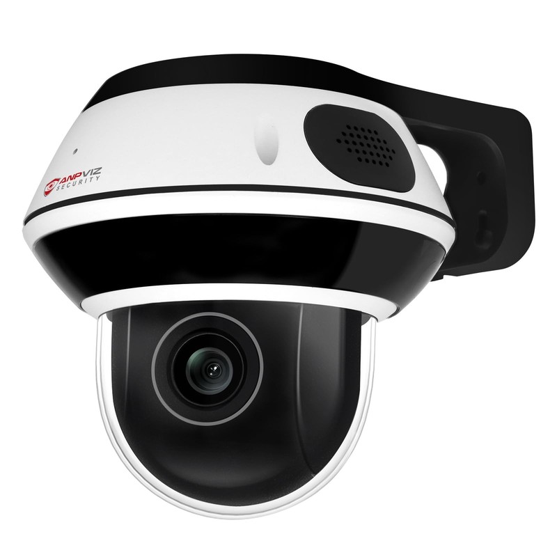 UltraHD 4K 8MP PTZ POE IP Camera Outdoor with 5X Optical Zoom, 1/2.8″ Sensor …