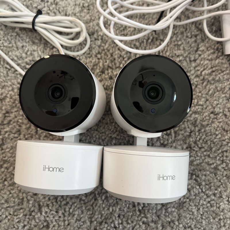 Ihome Roto Smart Indoor HD Wi-Fi Auto Following Camera 2 Pack, With Night Vision