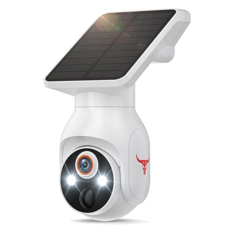 Camara De Seguridad Solar HD Wifi Inalambrica Con Vision Nocturna Para Exterior