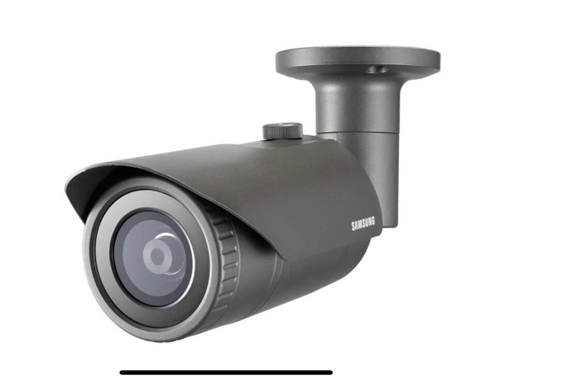 SAMSUNG QNO-6030RP 2MP 1080P HD IR OUTDOOR BULLET CCTV CAMERA 6MMLENS WATERPROOF gallery