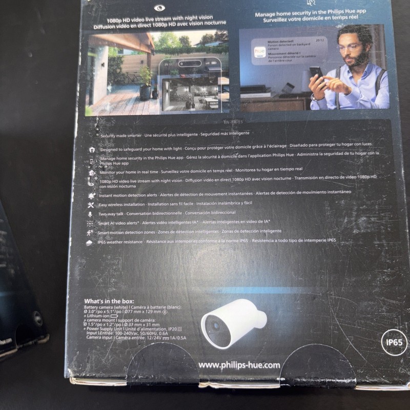 Philips Hue Secure Wired Smart Home Security Camera White gallery