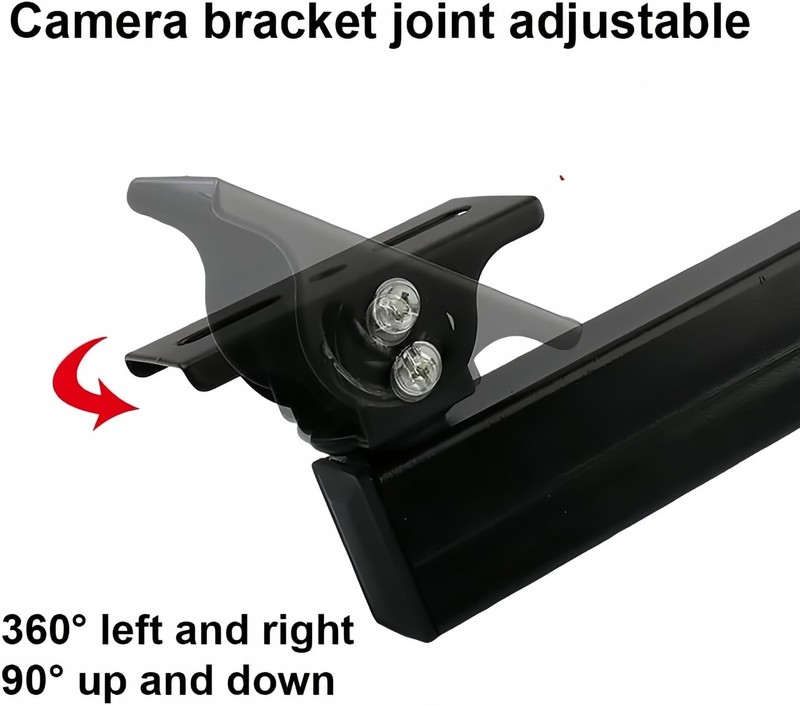 20cm Long Wall Corner Mount Bracket Arm, 7.87" Long Arm Bracket 180 Degree Ro... gallery