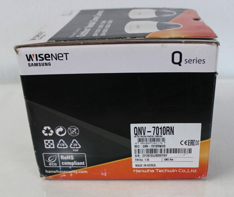 Samsung Wisenet QNV-7010RN Q Series IP Dome Network Camera 4MP 2.8mm Ivory gallery
