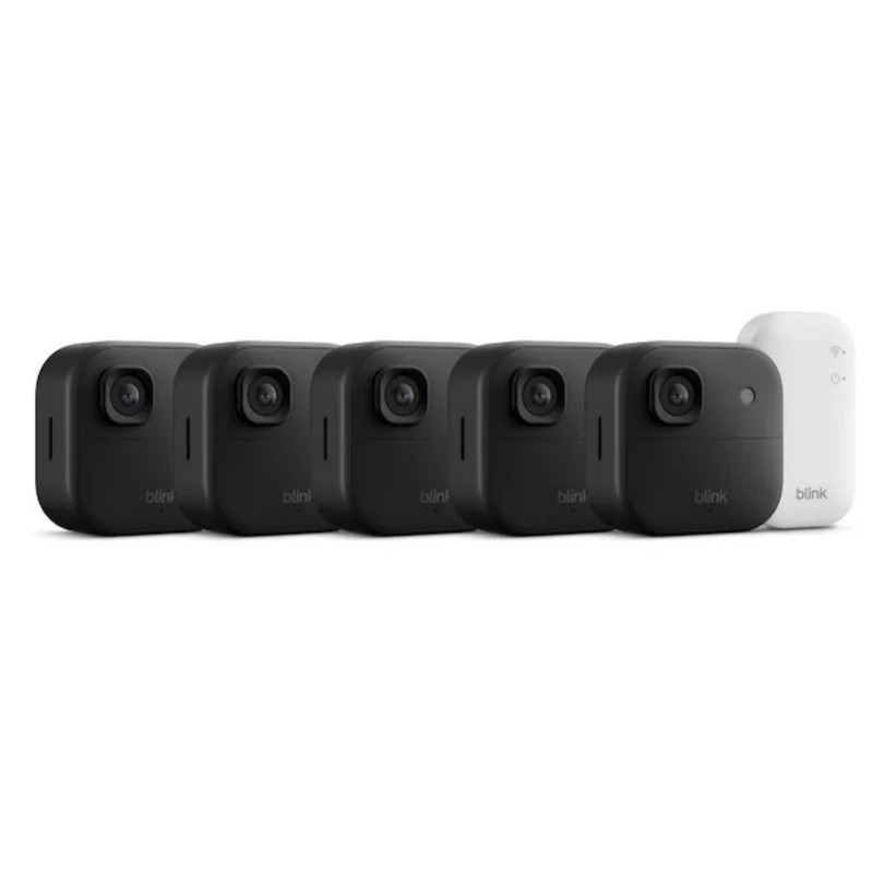 Blink Outdoor 4 (4th Gen) 5 Camera Battery Powered System W/ Sync module - NEW! gallery