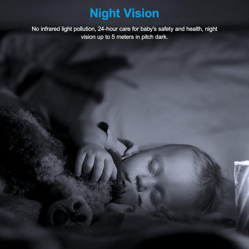 Cameras for Home Security, 2K IP Camera, Wifi Home Indoor Camera for Baby/Pet/Na gallery
