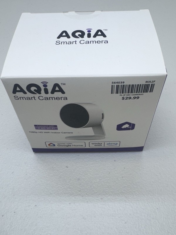 AQiA 2k (SC155-WQ3) Smart Battery Camera V2 with Solar Panel – New in Box