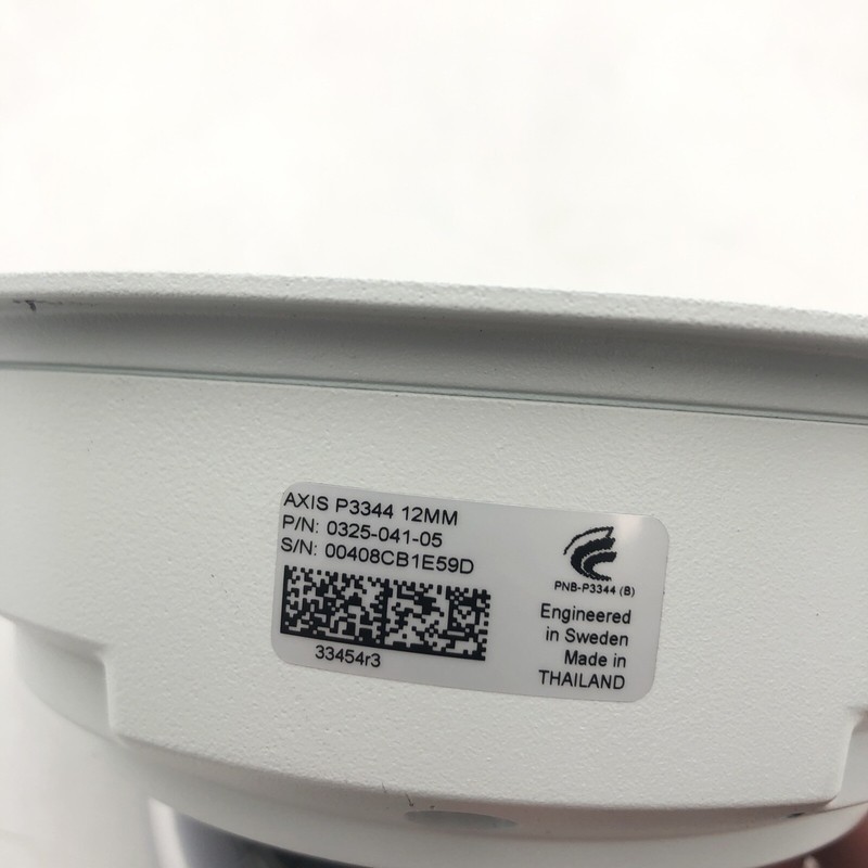 USED Axis Model P3344 12MM Dome Security Camera PARTS REPAIR AS IS READ G gallery