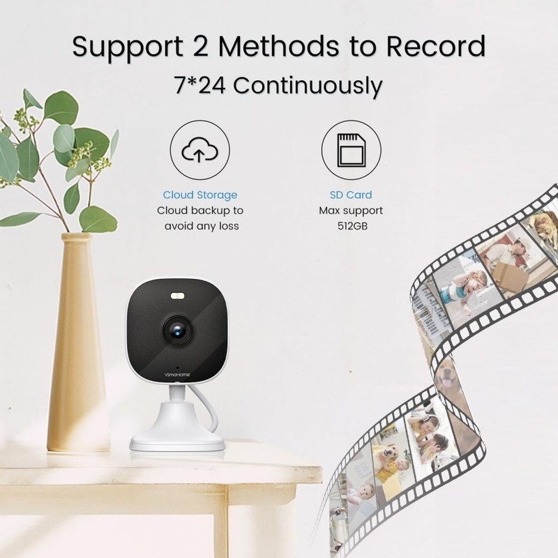 VSMAHOME 4MP WiFi Security Camera System Outdoor,Night Vision 2-Way Audio Alexa gallery