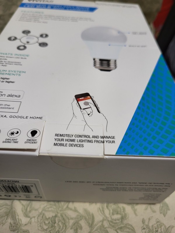 Vivitar Smart Security Wireless Smart Soft White LED Bulb 800 Lumens (60 Watt) gallery