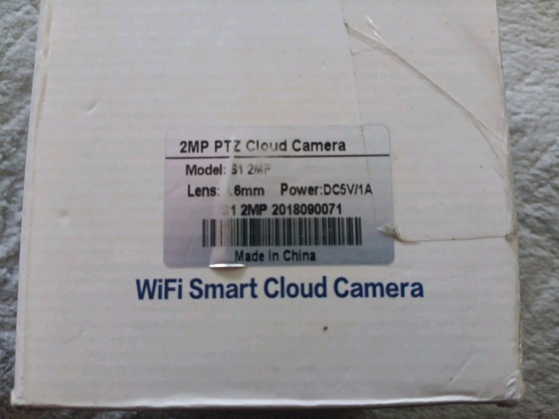 WiFi Smart Cloud Camera S1 2MP PTZ Indoor Surveillance gallery