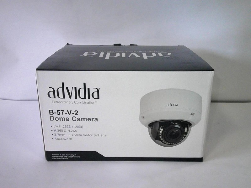 Advidia B-57-V-2 H.265 5MP WDR Network IR Fixed Dome Camera 5x Zoom