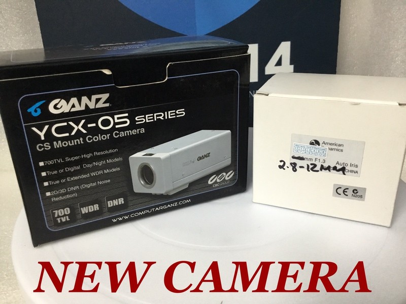 GANZ YCX-05 Series Surveillance Color Camera W/2.8-12mm 700TVL WDR Day/Night NEW gallery