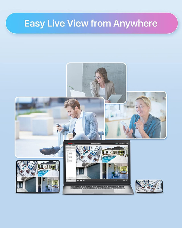 ZG1804E 4MP Add-On Camera with Audio,Outdoor Poe Security Camera with Night Visi gallery