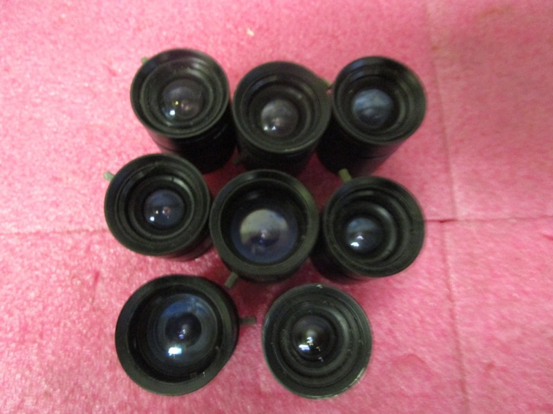 Lot of 8 Ultrak 3.5-8mm F11.4 CCTV Camera Lens