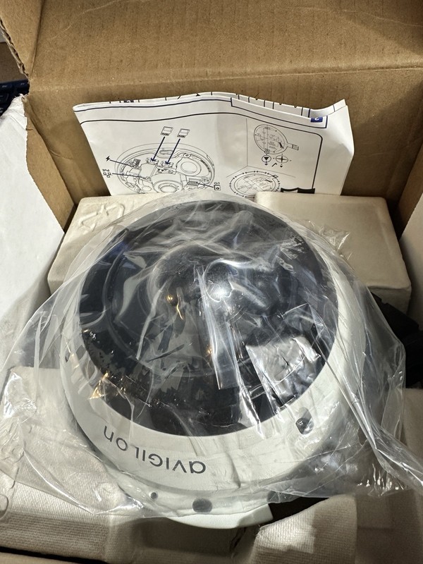 Avigilon 12.0W-H5A-FE-DO1 H5A 12MP Fisheye Dome Security Camera